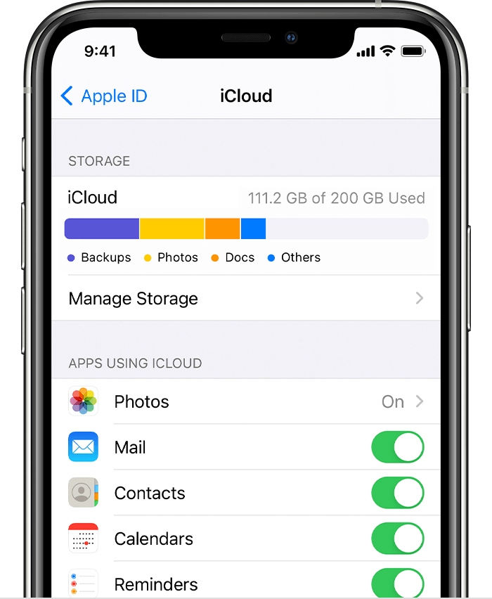 Utilizzo di iCloud per sincronizzare le foto dall'iPhone al computer