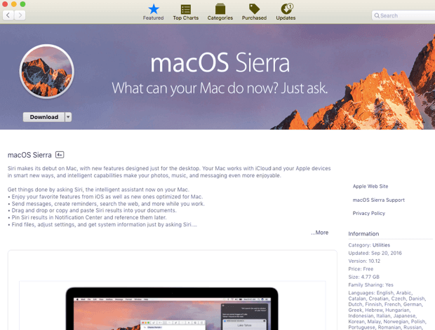 Macos obsolete