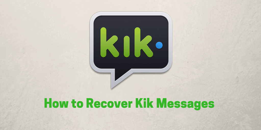 Recupera i messaggi Kik