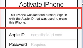 Inserisci l'ID Apple da cancellare