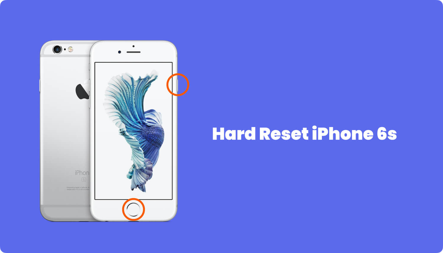 hard reset dell'iPhone per risolvere lo schermo bianco