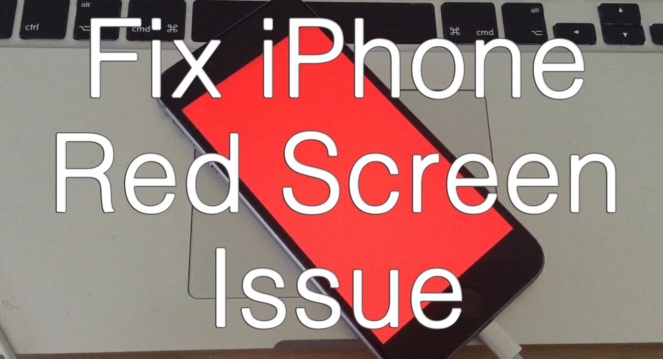 Risolvi il problema dello schermo rosso Iphone