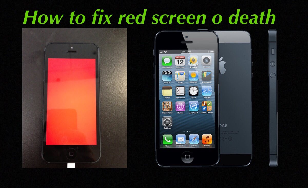 Fix Red Screen Death Iphone