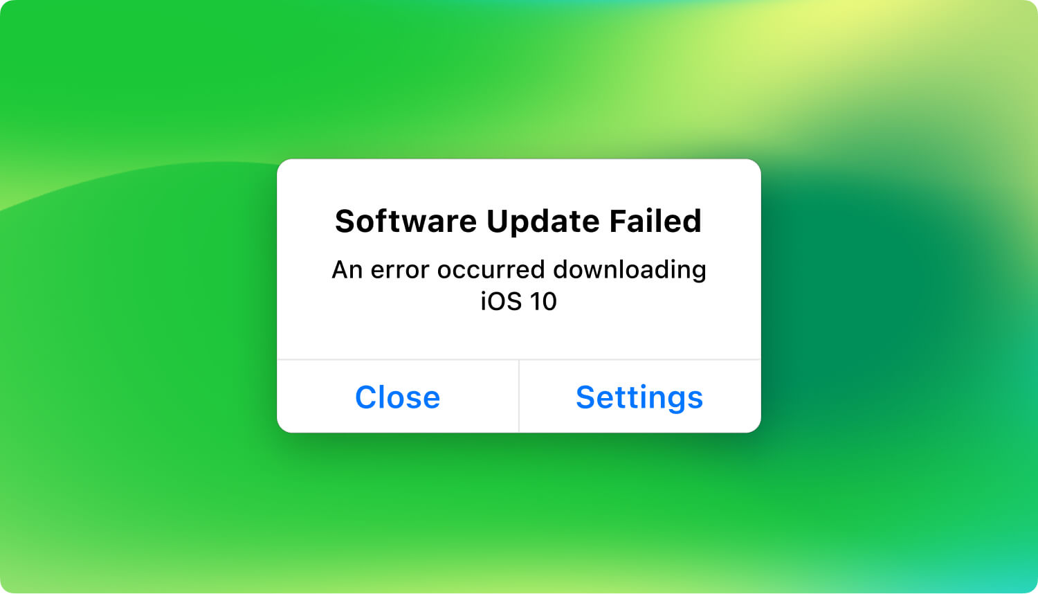 Problemi di aggiornamento di iOS 10