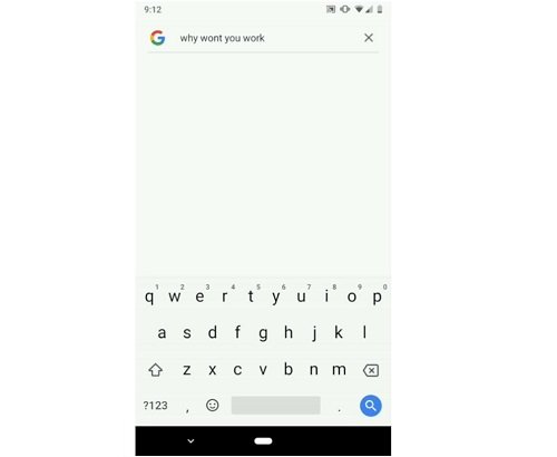 Ricerca Google non funziona su Android