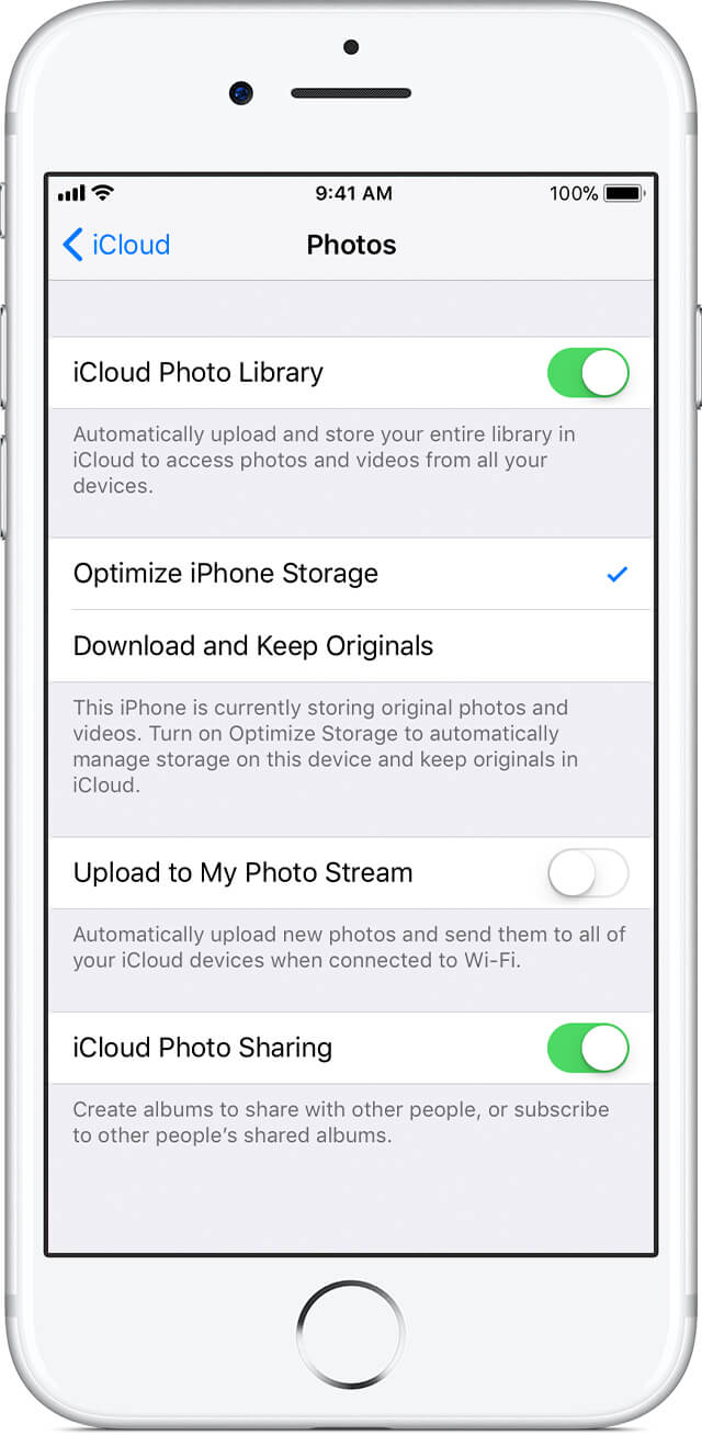 Trasferisci le foto di iPhone su Flash Drive da iCloud.com