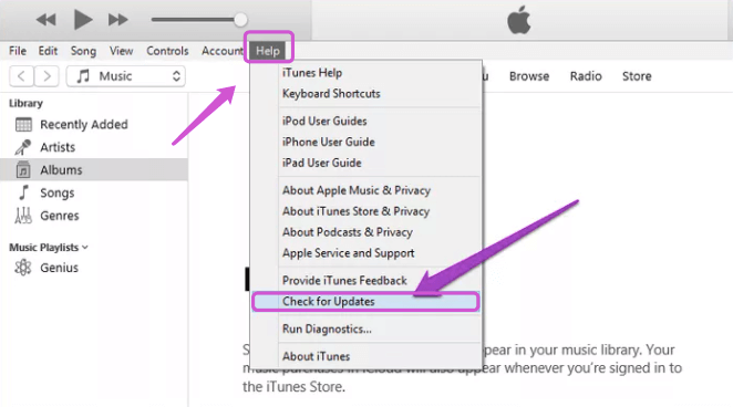 Aggiorna iTunes per correggere l'errore 13010