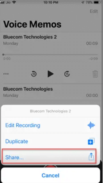 Condividi memo vocali per ottenere memo vocali da iPhone con il nostro iTunes
