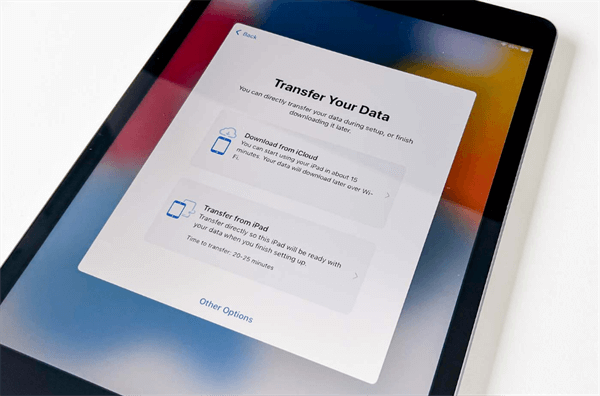 Trasferisci dati da iPad a iPad utilizzando Avvio rapido