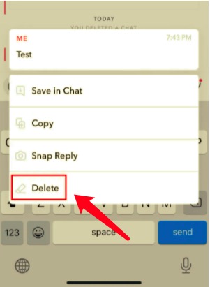 Come eliminare manualmente tutti i messaggi di Snapchat