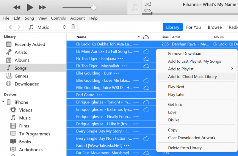Come eliminare la musica di iCloud da iPhone