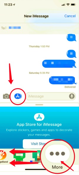 Elimina manualmente l'app iMessage dal tuo iPhone