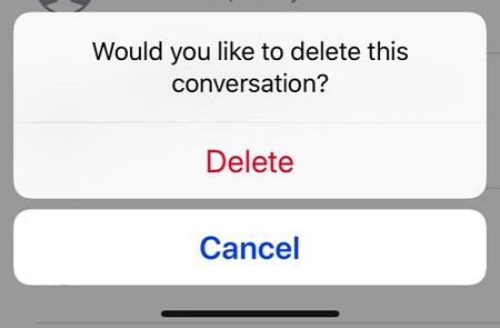 Elimina SMS per correggere iCloud dice che è pieno ma non lo è