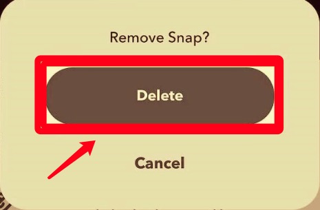 Elimina manualmente le immagini di Snapchat dai ricordi