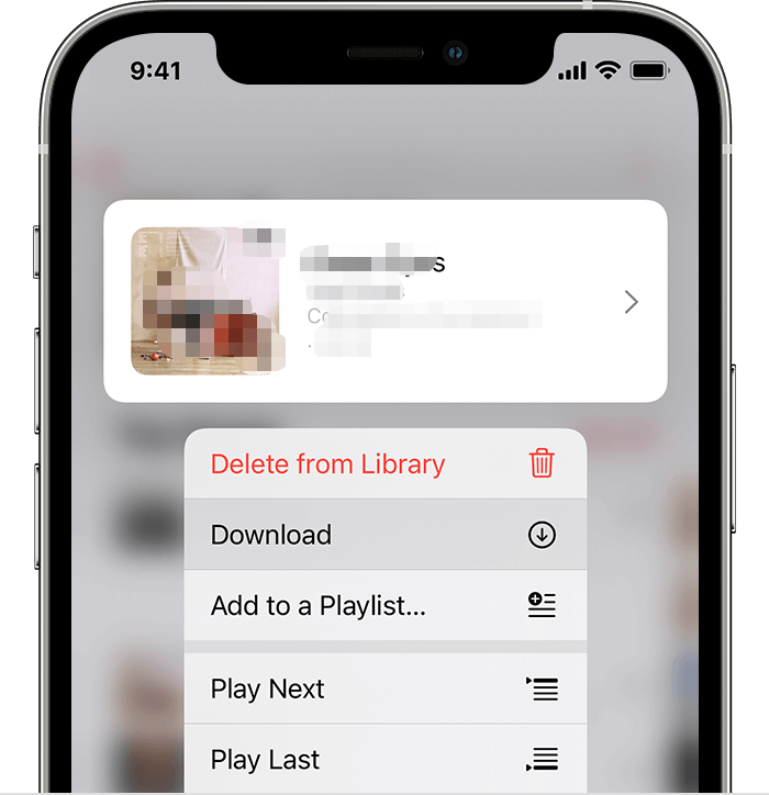 Come eliminare brani nell'app Apple Music