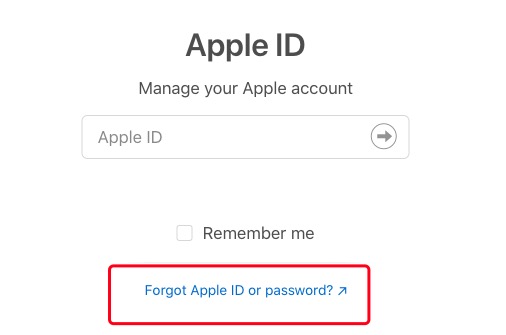 Ripristino dell'account iCloud per eliminare iCloud senza password
