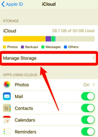 Gestisci lo spazio di archiviazione iCloud per acquistare più spazio di archiviazione su iPhone