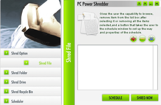PC Power Shredder L'alternativa a iShredder