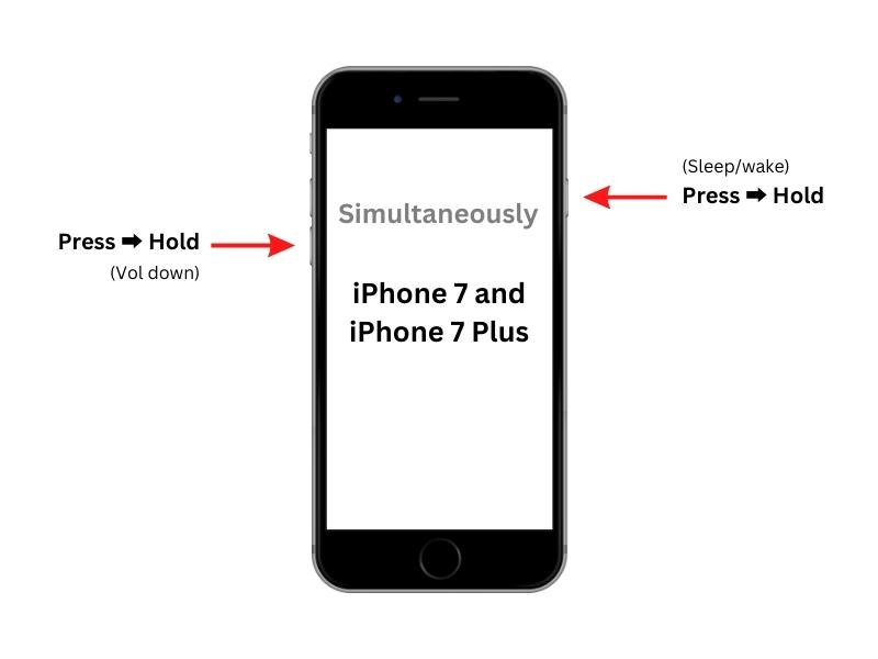 Forza il riavvio di iPhone 7 per correggere le note di iPhone non sincronizzate