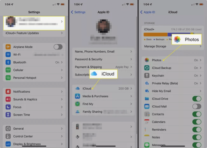 Configura iCloud sul tuo iPad tramite iCloud