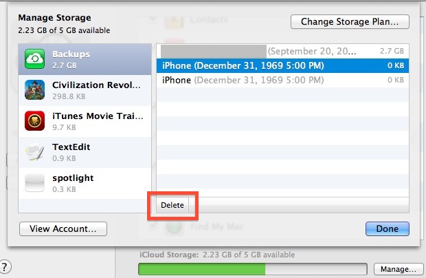 Come eliminare i backup di iTunes utilizzando computer Mac