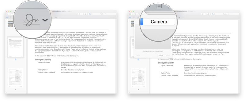 Come ritagliare una macchina fotografica