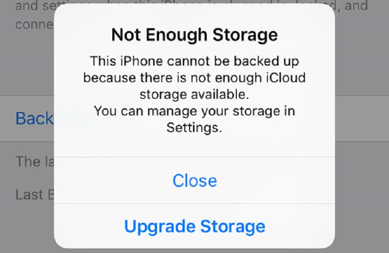 Problema di archiviazione Iphone