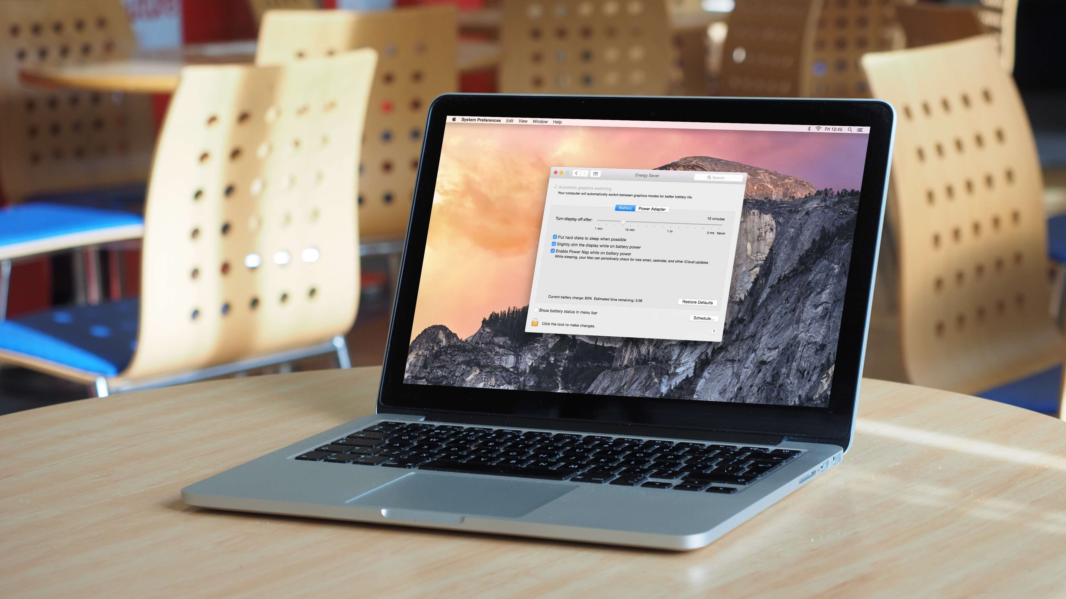 Risparmia batteria su Mac Mac