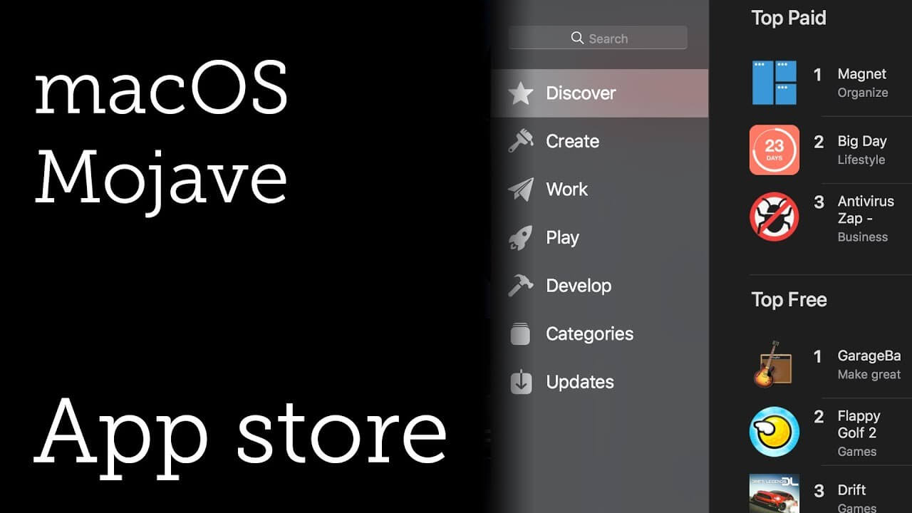 Quali nuovi Macos Mojave App Store