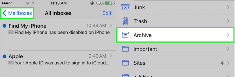 Trova i messaggi archiviati su iPhone