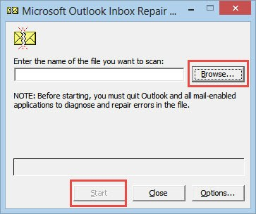 Correggi il tuo file PST per correggere l'errore di mancata risposta di Outlook