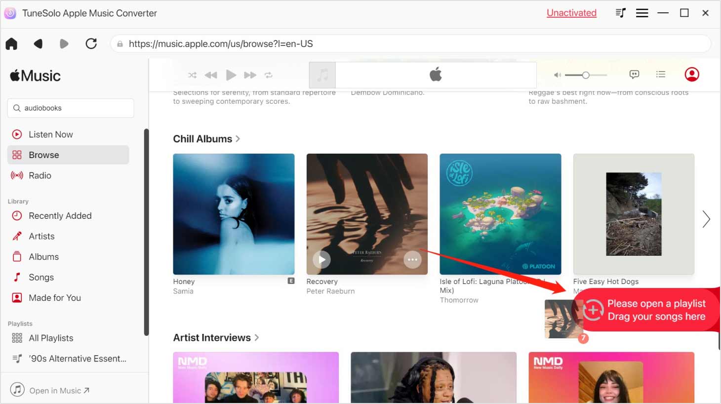 Software Apple Music Converter secondo classificato: TuneSolo