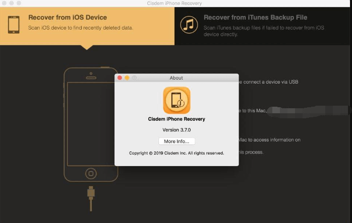 Backup WhatsApp utilizzando Cisdem iPhone Recovery per Mac