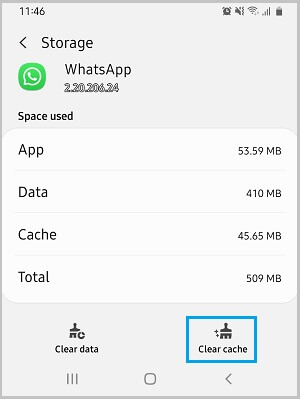 Svuota la cache di WhatsApp quando WhatsApp non funziona su dispositivi Android