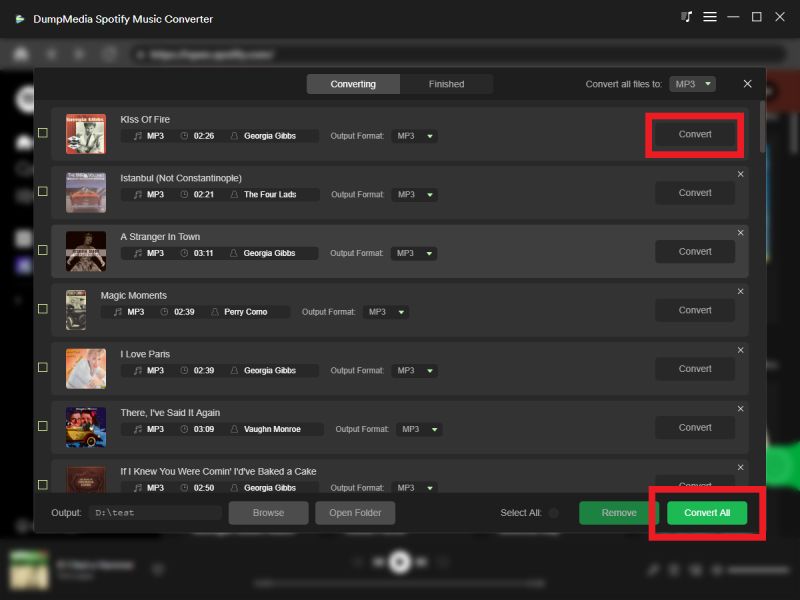 Il miglior strumento di conversione da Spotify a MP3: DumpMedia Spotify Music Converter