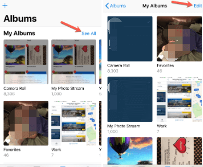 Eliminazione dell'intero album fotografico da iPhone