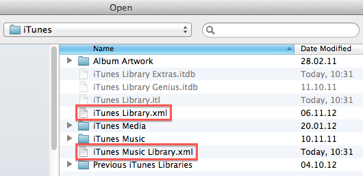 Elimina due file nella libreria di iTunes