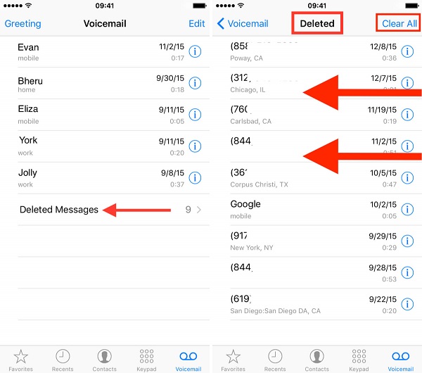 Metodo per eliminare i messaggi vocali su iPhone per gli utenti di Verizon