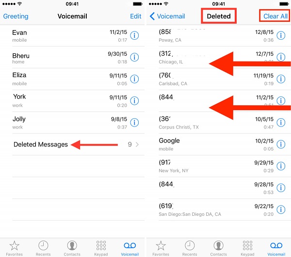 Metodo per eliminare i messaggi vocali su iPhone per gli utenti di Verizon
