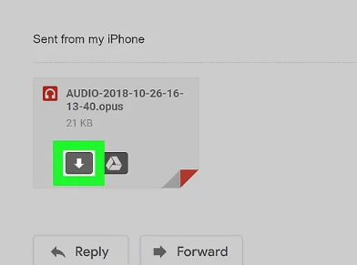 Come salvare audio da WhatsApp su iPhone tramite e-mail?