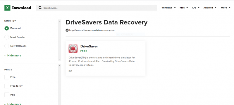 Recensioni sul recupero dati di DriveSavers
