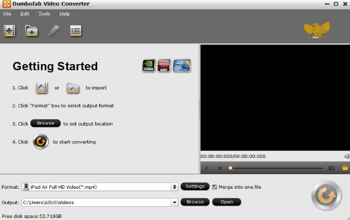 Converti MKV in iTunes utilizzando DumboFab Video Converter