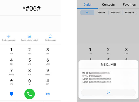 Trova il numero IMEI per sbloccare il telefono Android con l'operatore
