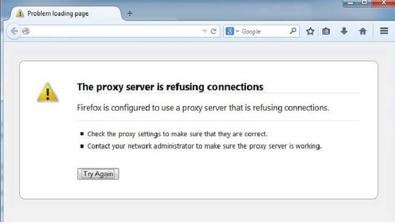 Firefox non sta caricando le pagine