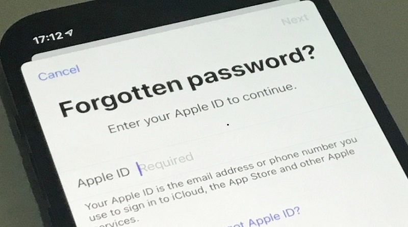Vai al sito Web ufficiale dell'ID Apple per eliminare l'account iCloud