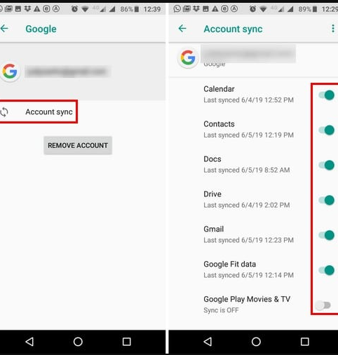 Come trasferire note da Android a iPhone utilizzando Google Sync