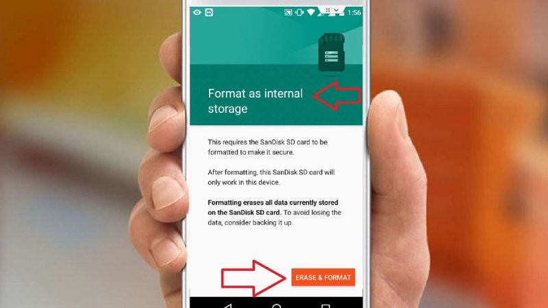 Cancella scheda SD (Android)
