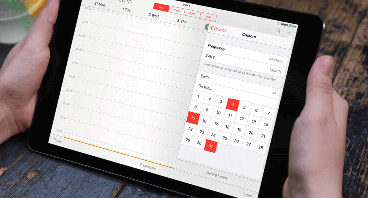 Come eliminare definitivamente gli eventi del calendario su iPad