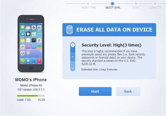 Miglior software iPhone Data Eraser iPhone Data Cleaner
