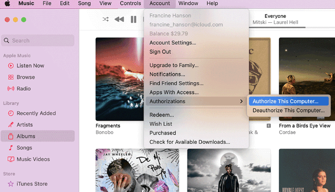 Trasferisci la libreria di iTunes sul nuovo Mac